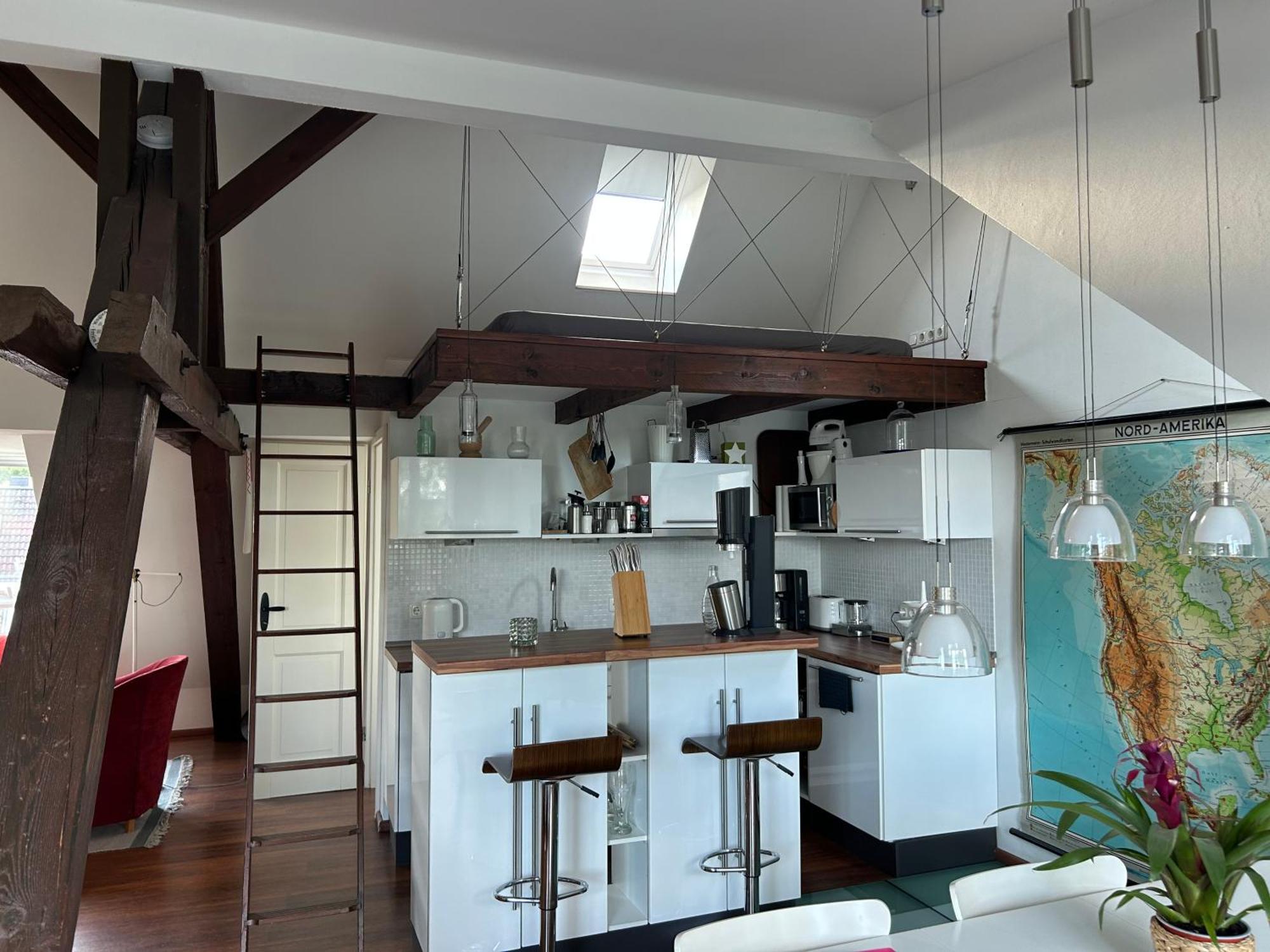 Dachstudio Im Geteviertel - Citynah เบรเมน ภายนอก รูปภาพ